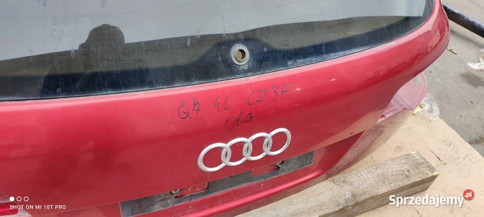KLAPA TYLNA TYŁ AUDI Q7 4L LZ3F osobowe