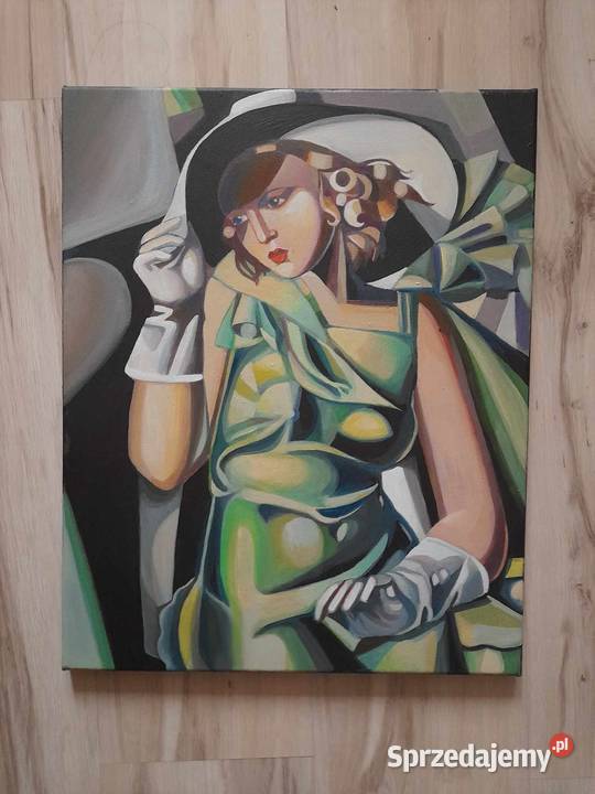 Tamara Łempicka Kobieta w kapeluszu Antyki, Sztuka, Kolekcje