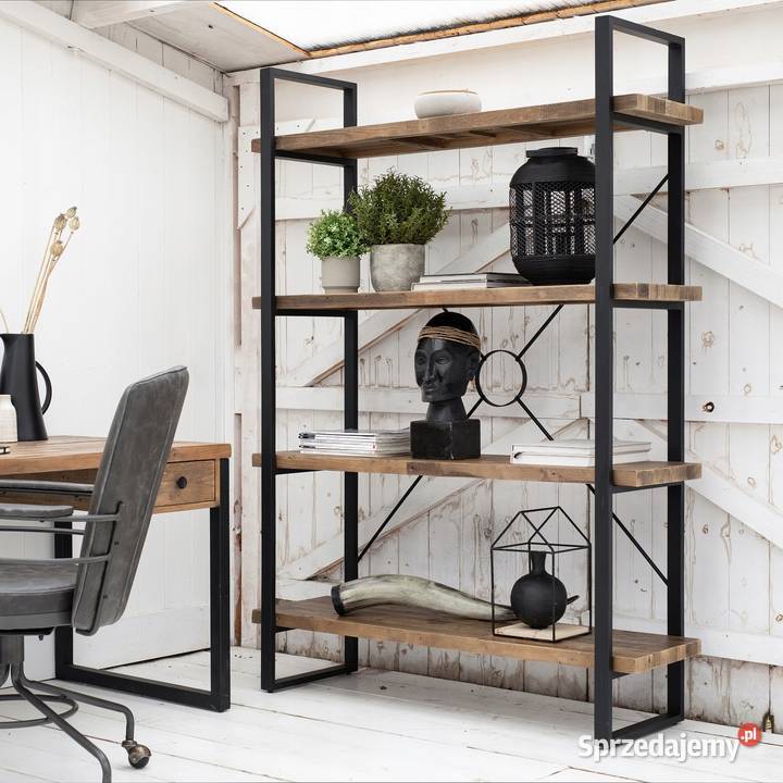 Regał NA WYMIAR stal loft industrialny Bartoszyce