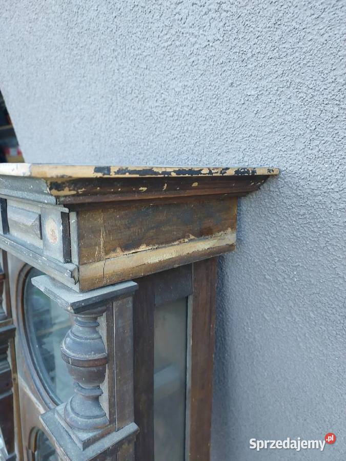 S104 Skrzynia skrzynka obudowa starego zegara Tczew