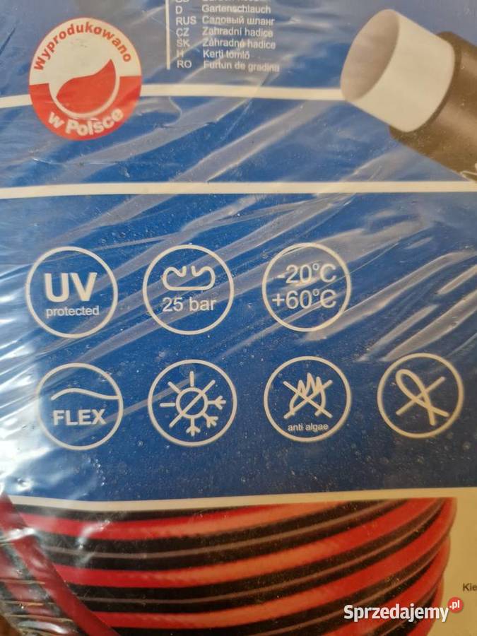 WĄŻ OGRODOWY DO WODY 4 WARSTWOWY 125mm 12 20m Węże Głogowa sprzedam