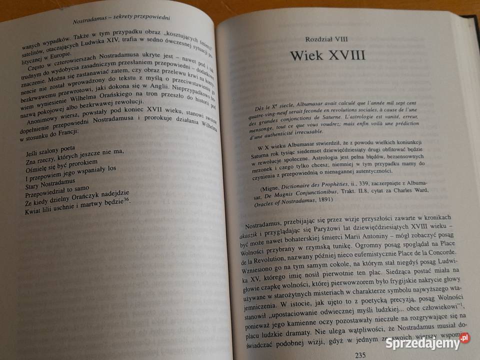 Książka Nostradamus sekrety przepowiedni wydanie śląskie