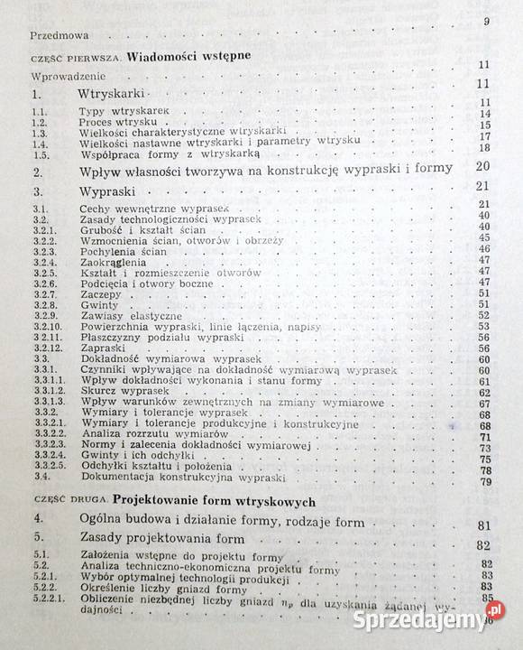 Konstrukcja form wtryskowych do tworzyw Chełm