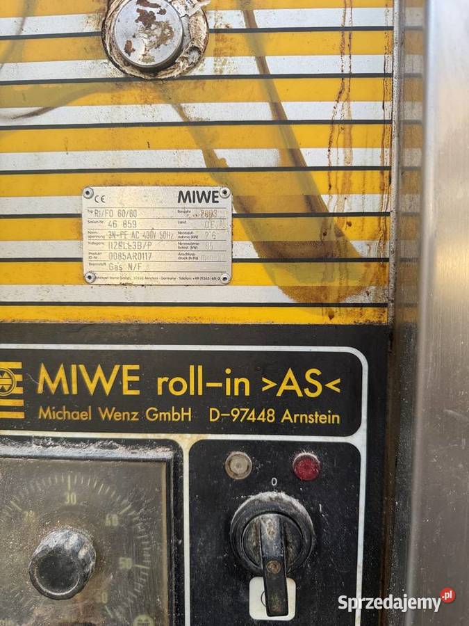 Piec piekarniczy MIWE Rollin RIF0 6080 Skierniewice sprzedam