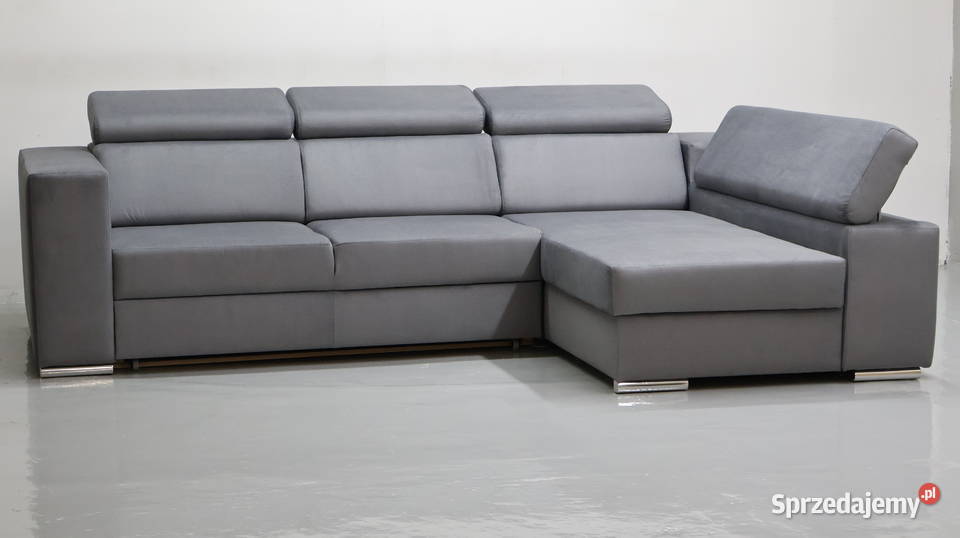 TG DESIGN NOWOCZESNY NAROŻNIK funkcja spania 275cm wielkopolskie Poznań