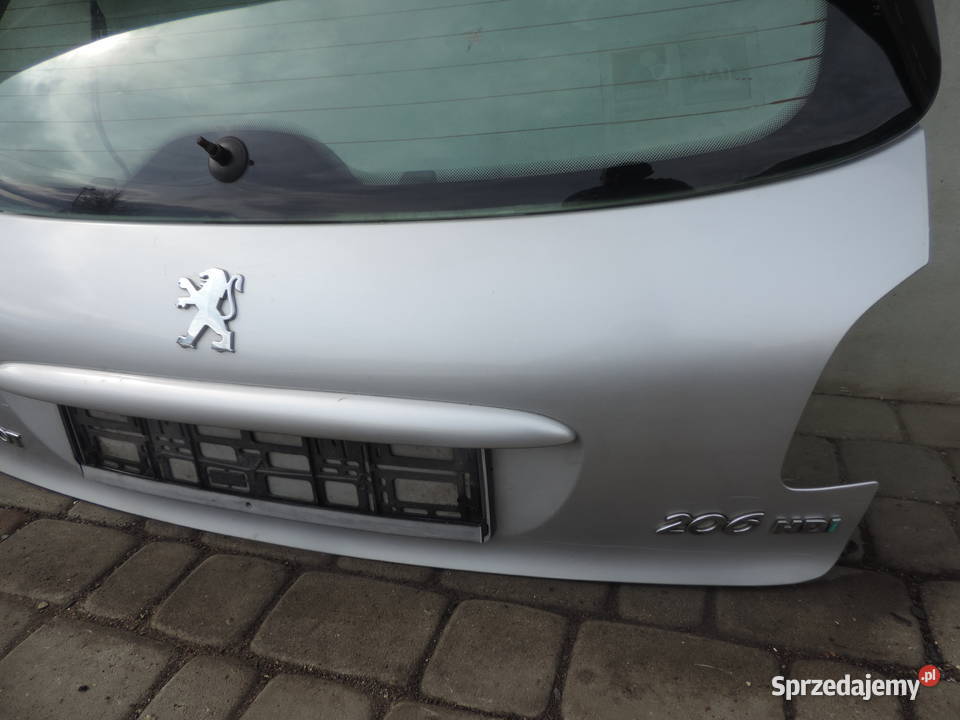 KLAPA TYLNA BAGAŻNIKA PEUGEOT 206 małopolskie Nowy Sącz