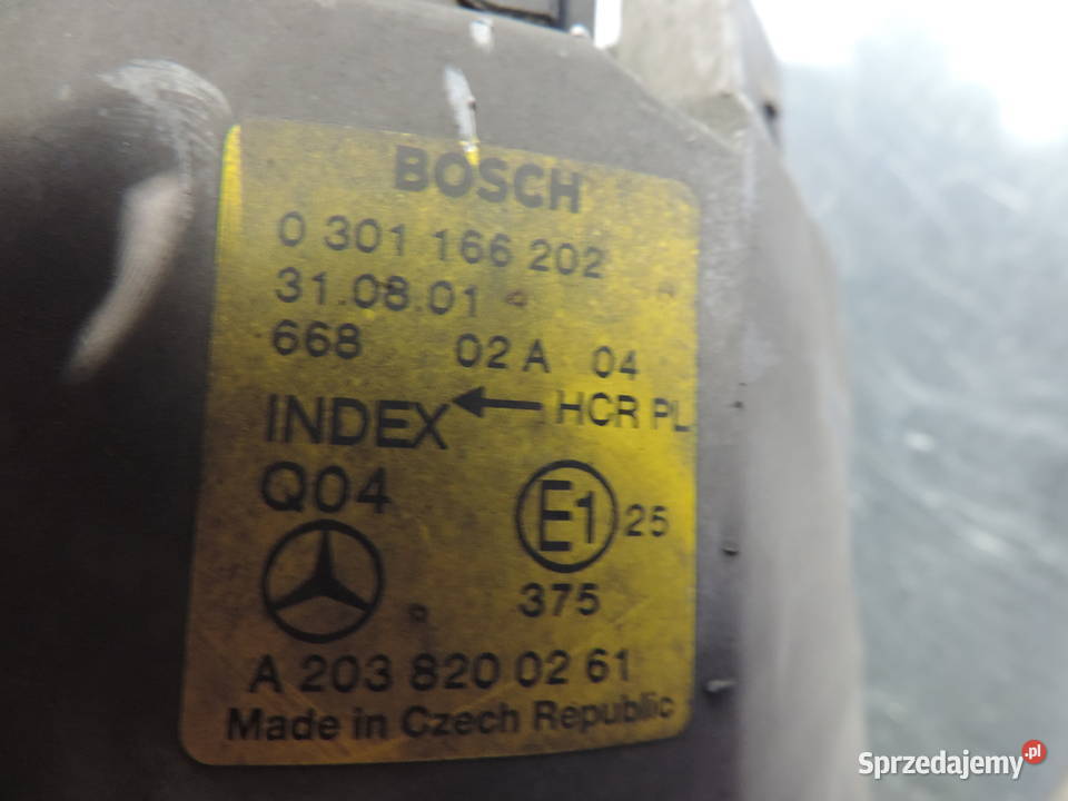 MERCEDES CKLASA W203 LAMPA PRAWY PRZÓD Nowy Sącz