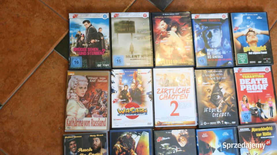 Płyty DVD 25 sztuk zachodniopomorskie Piotrowice