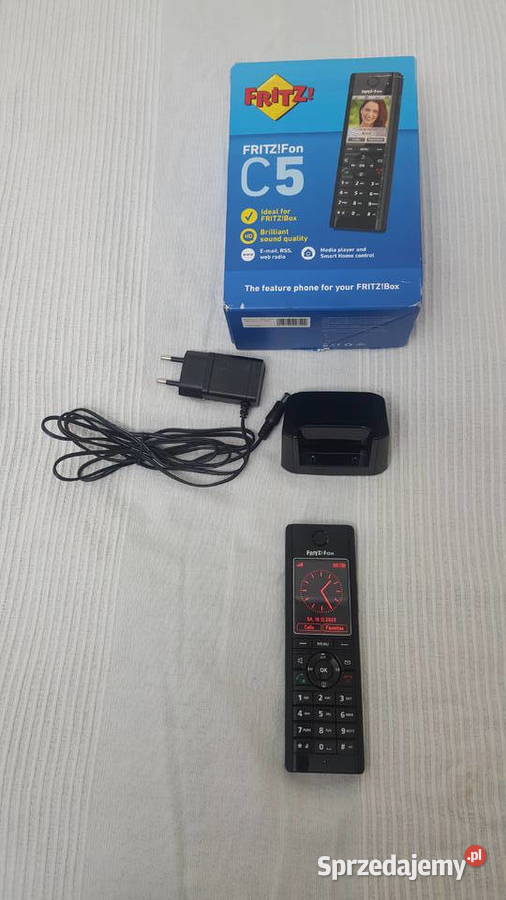 AVM FRITZFon C5 TELEFON STACJONARNY DECT VoIP Poznań