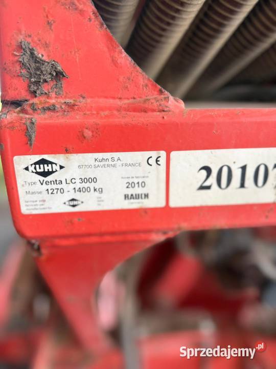 Siewnik pneumatyczny KUHN Venta LC 3000 brona wielkopolskie Gizałki