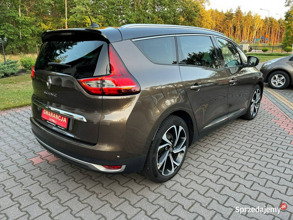 Renault Grand Scenic 16 DCI 160 Automat 7 foteli podgrzewane fotele mazowieckie Lipówki