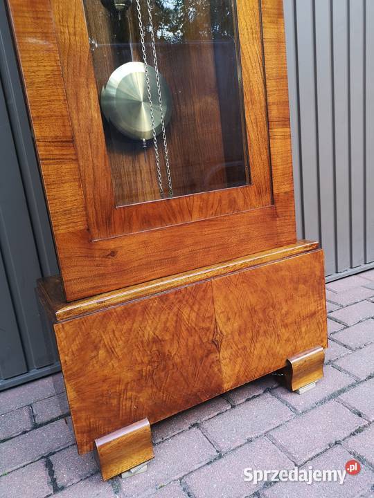 Zegar Stojący Orzech ArtDeco DUFA Stary Antyk Swarzędz