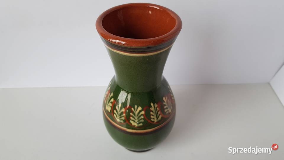 Ceramiczny wazon wazonik Łysa Góra ceramika PRL Dąbrowa Górnicza