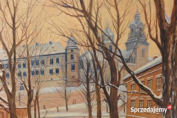 J Fałat Wawel Widok na Zamek Królewski Stary Kraków