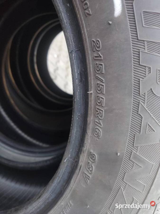 Opony letnie Bridgestone Turanza ER300 21555 R16 mazowieckie Walentynów sprzedam
