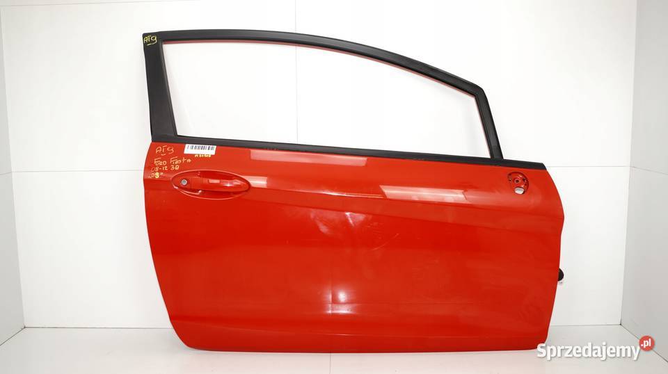 DRZWI PRAWY PRZÓD FORD FIESTA MK7 0812R 3D D3 osobowe sprzedam