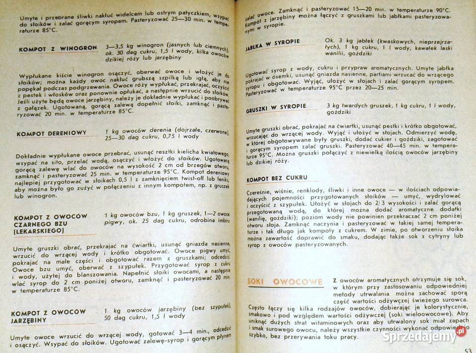 Kompoty marynaty dżemy Zdzisława Skrodzka Pozostałe Chełm sprzedam