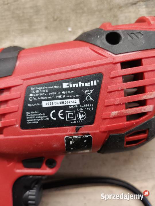 Wiertarka Einhell TC ID 550E Końskie