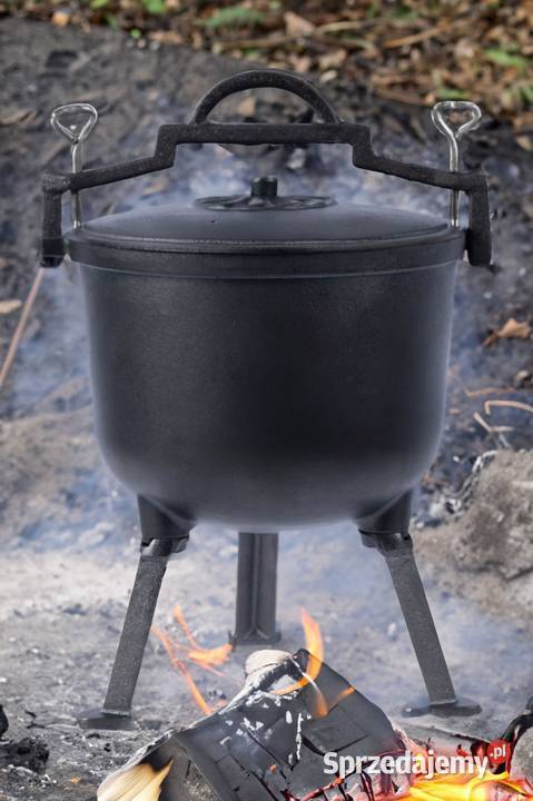 Kociołek myśliwski żeliwny garnek węgierski na Poznań