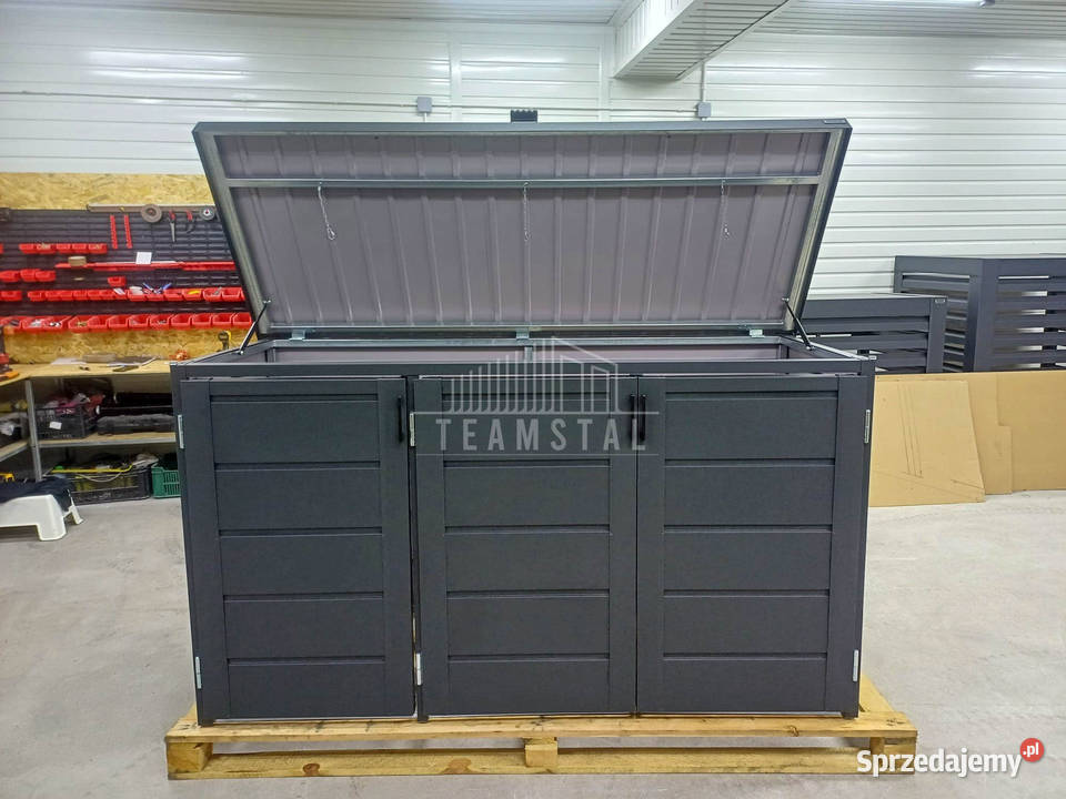 Zabudowa koszy na śmieci wiata obudowa mazowieckie Przasnysz sprzedam