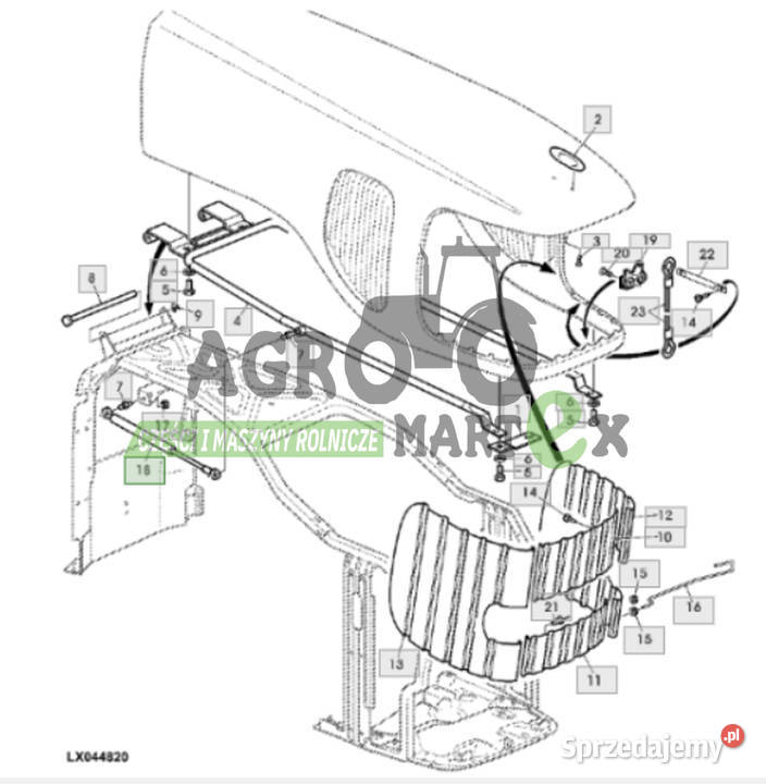 AL174087 AL151878 SIŁOWNIK GAZOWY MASKI JD Wichrów