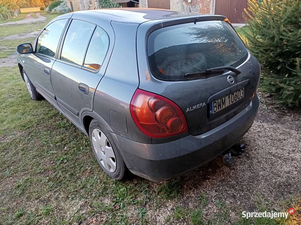 Nissan almera n16 LPGuszkodzonyna części Hak Sokoły