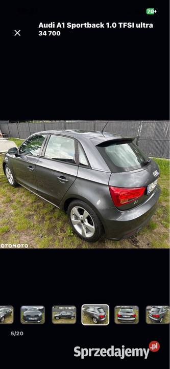 Audi A1 benzyna 40tyśKM piękna stan