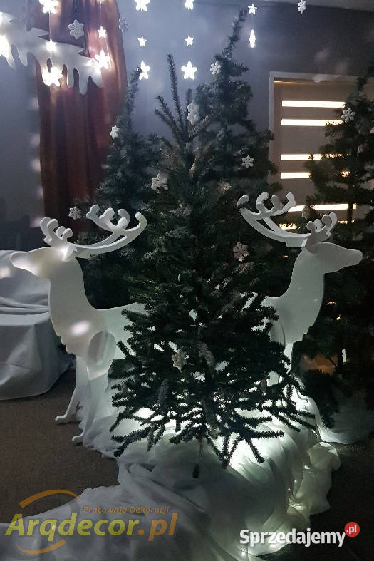 Komplet reniferów styropianowych Ozdoby podkarpackie Dębna sprzedam