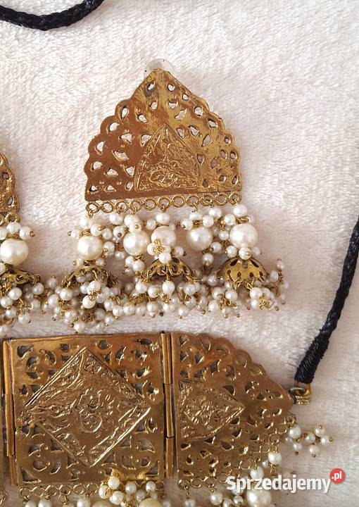 Komplet biżuterii indyjskiej naszyjnik chocker Szczecin sprzedam