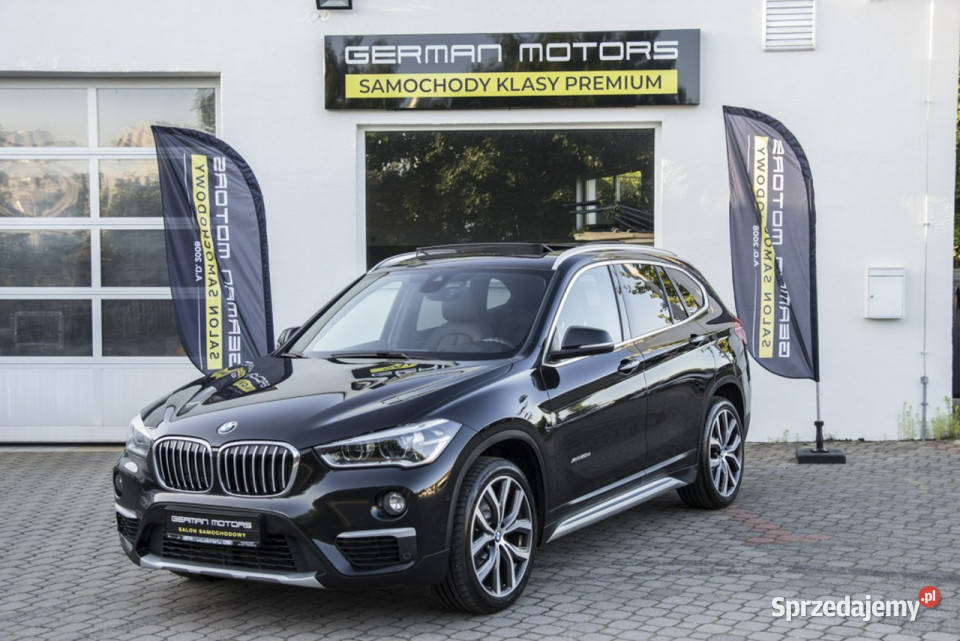 BMW X1 Ledy Panorama Kamera Head Up Bezwypadkow elektrochrom. lusterka boczne Gdynia sprzedam
