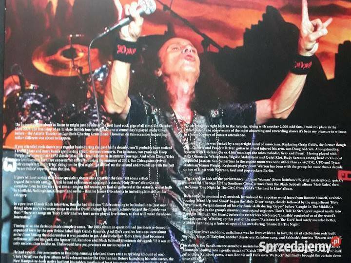Niezapomniane koncerty DIO Live Holy Diver 3LP Rzeszów