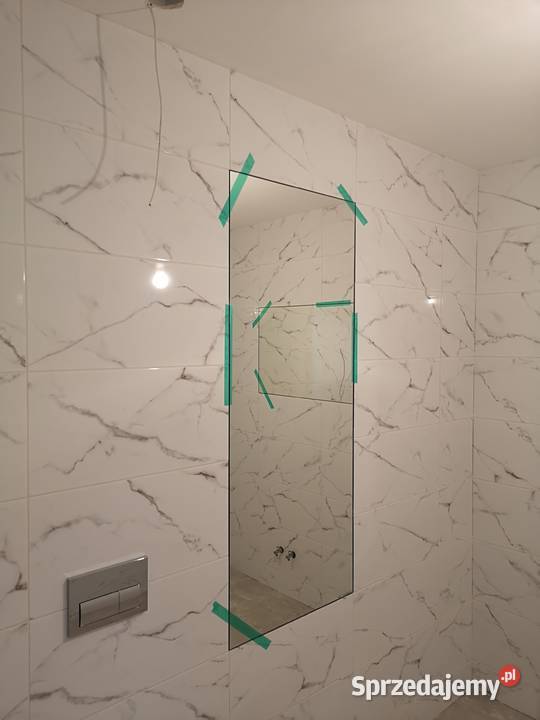 Lustro Lustra na wymiar dowolny kształt i biały łódzkie Buczek