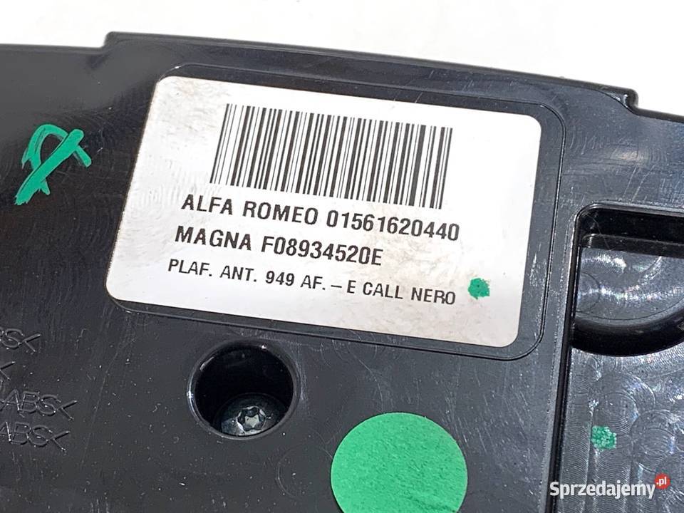 LAMPA SUFITOWA ALFA STELVIO 50568043 SUV WNĘTRZA