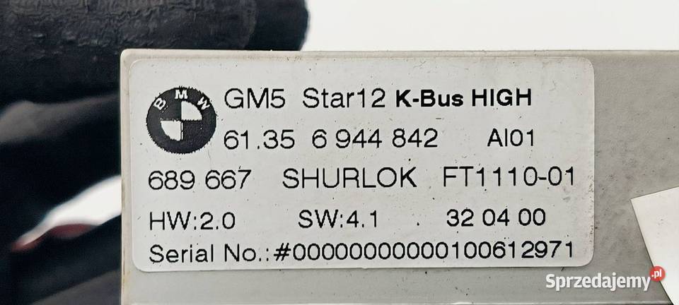 MODUŁ BMW E46 320 D 6944842