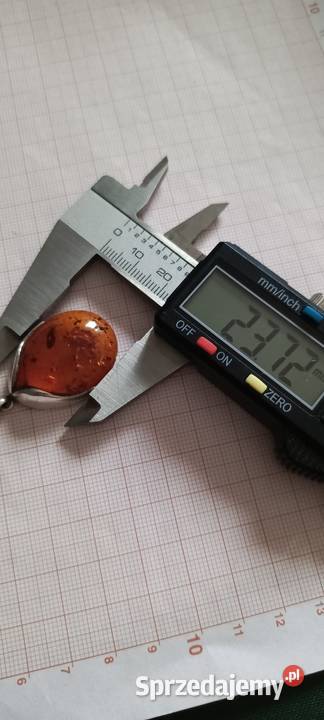 Wisiorek Bursztyn srebro Białystok