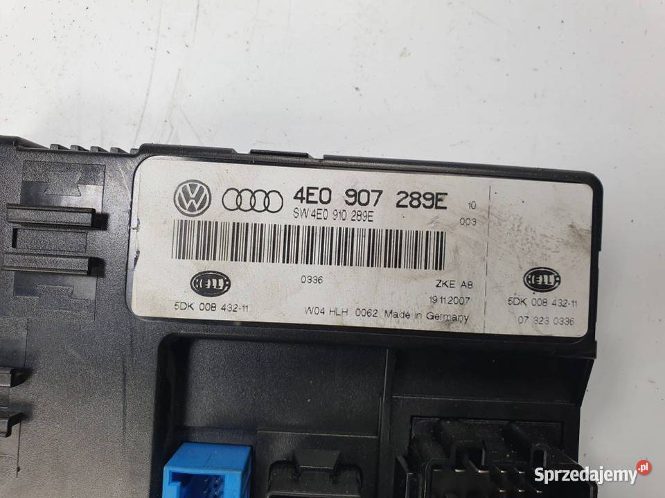 MODUŁ AUDI A8 D3 II LIFT 4E0907289E