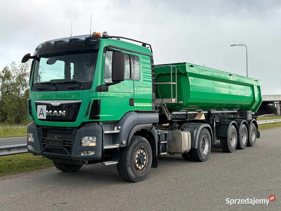 Naczepa wywrotka ciagnik 4x4 Man Przyczepy i naczepy mazowieckie Warszawa