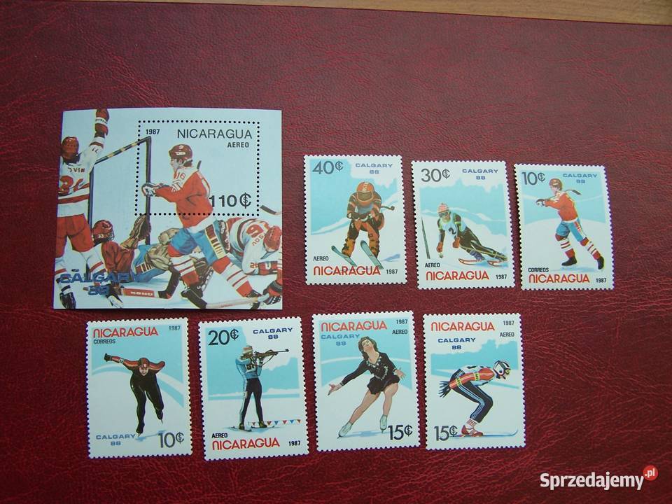 Nikaragua 1988 MNH Mi 273844 Sport Olimpiada Tychy sprzedam