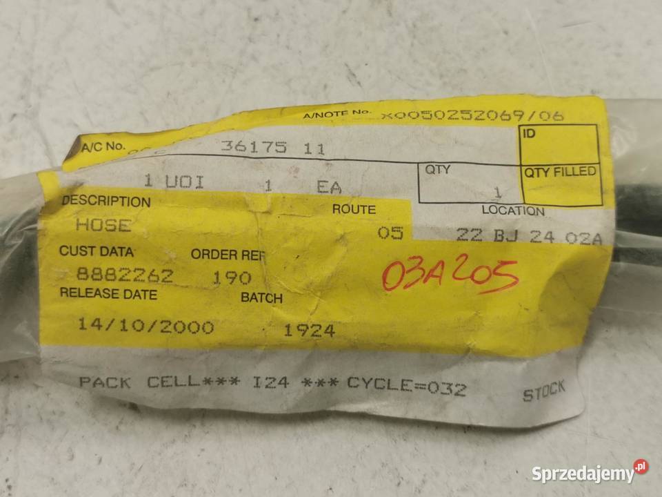 RURA PRZEWÓD CHŁODNICY JAGUAR XJS SPORTS