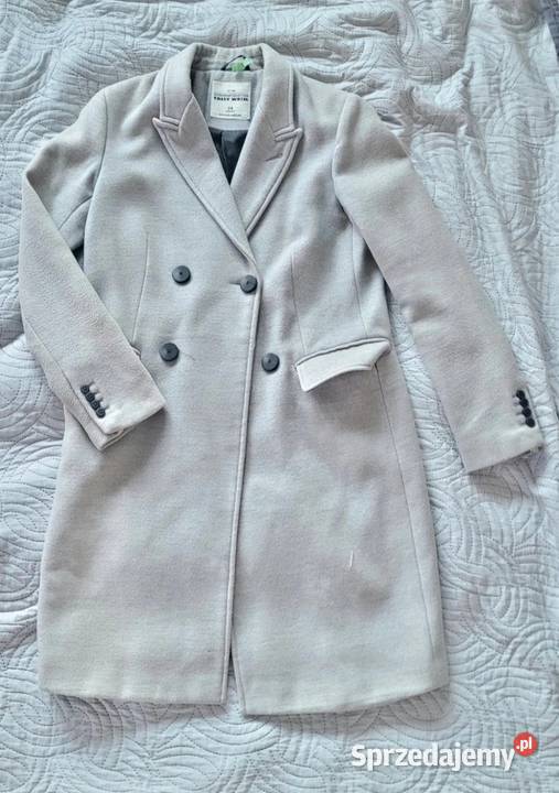 Płaszcz zimowy szary/srebrny wielkopolskie