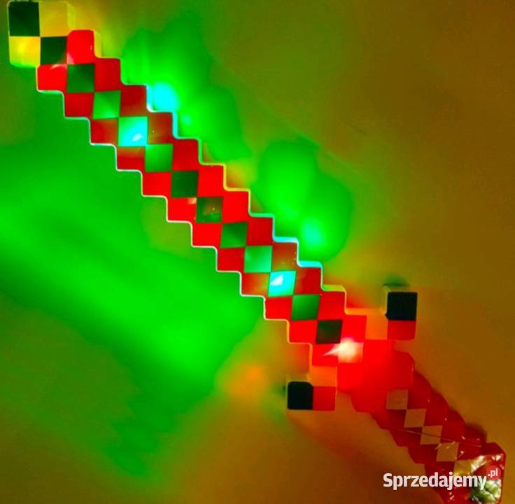 Zielony Miecz zabawka z efektami gra świeci 6 lat+ Biała Podlaska