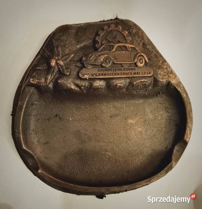 Niemiecka popielniczka Volkswagen 1938 Militaria Kraków sprzedam