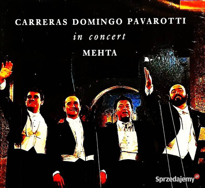 CD NowyWspaniały Koncert CARRERAS DOMINGO Warszawa