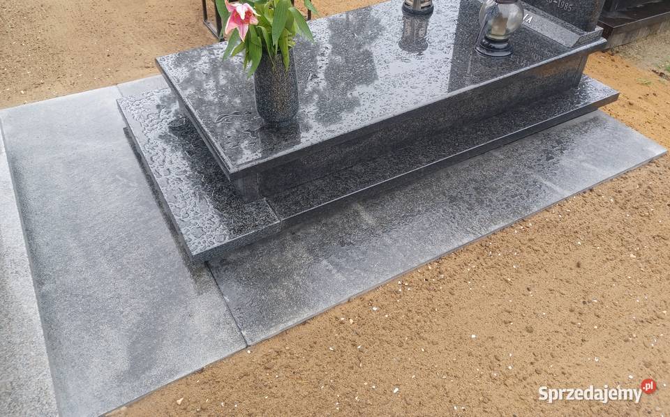 Płyty granitowe na cmentarz granit obrzeża Ostrów Wielkopolski sprzedam