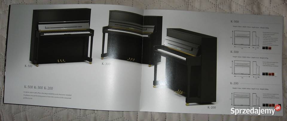 Kawai K Series Upright Pianos catalog ND 21 Kępice