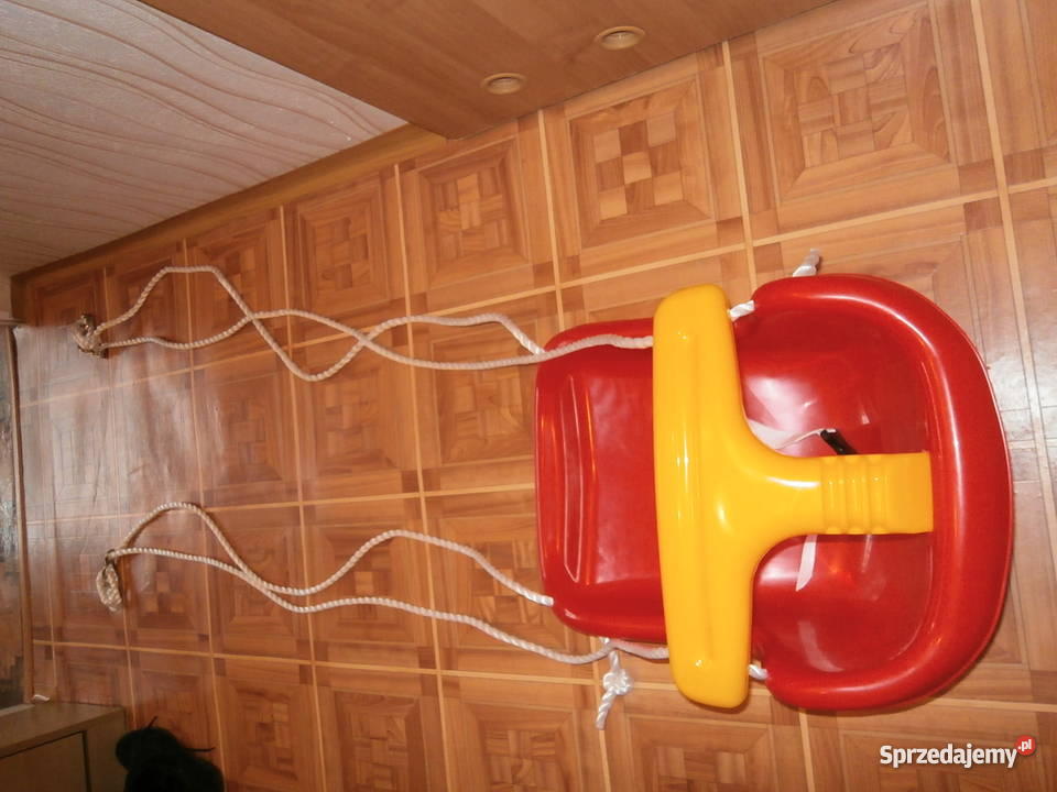 Ogrodowa huśtawka kubełkowa Dajar czerwona