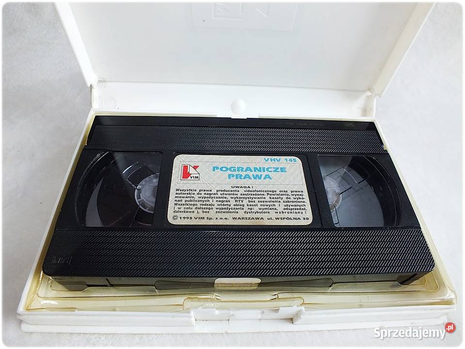 Kaseta VHS Pogranicze Prawa Film na Video 1 płyta Żary