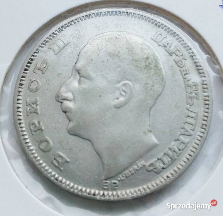 BUŁGARIA100 LEWA1937 r SREBRO 0500 BORYS Legionowo