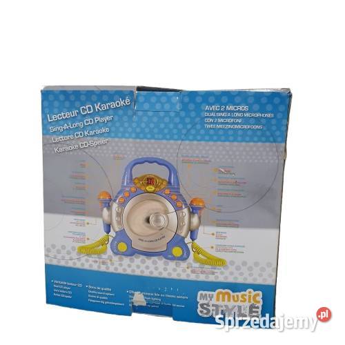 Zestaw karaoke My Music Style 2 mikrofony CD Elektronika Częstochowa