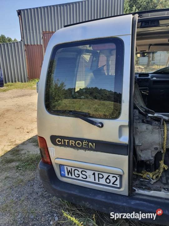 Lewe tylne drzwi Citroen Berlingo I 2006r 16 Hdi Gostynin sprzedam